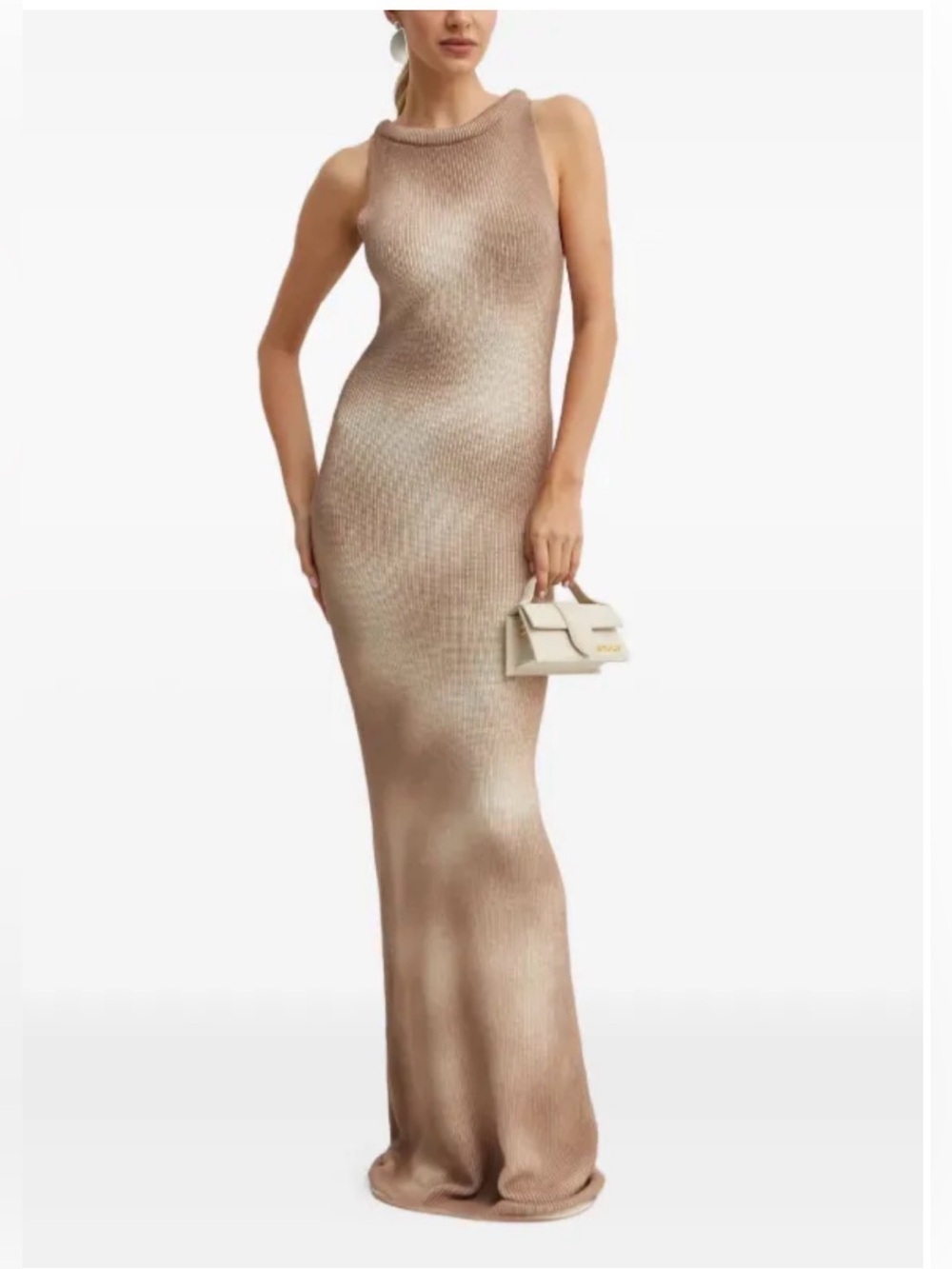 Aya Muse
Celes ombre-motif maxi dress